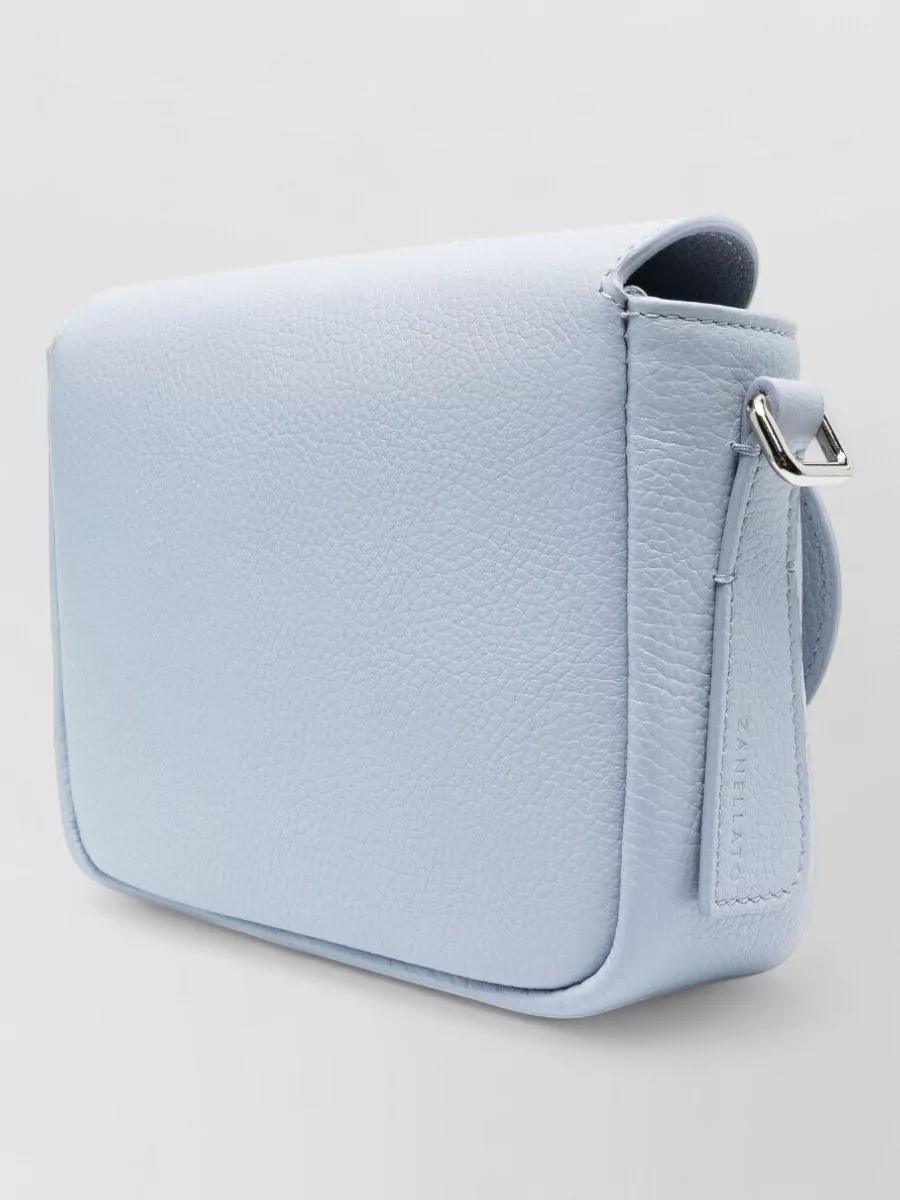 Zanellato Grained Leather Crossbody Bag