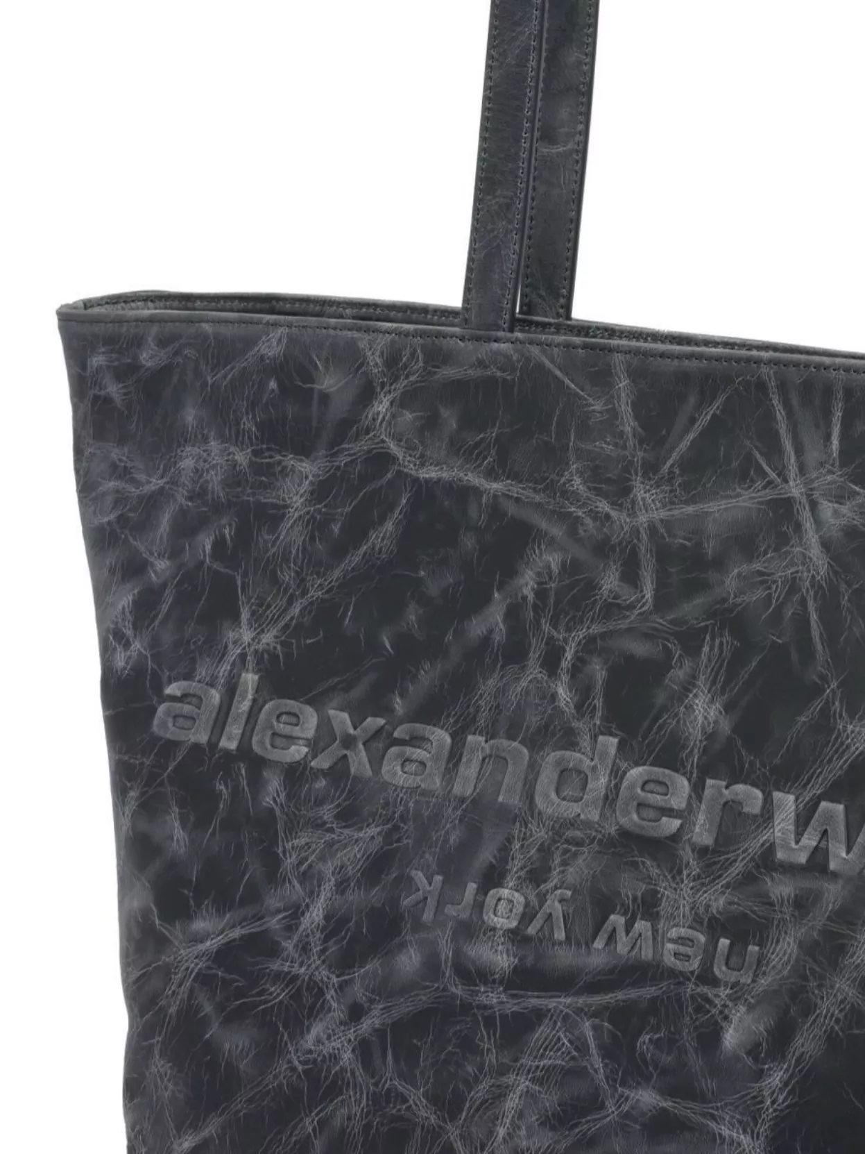 Alexander Wang Textured Punch Tote Bag With Dual Handles