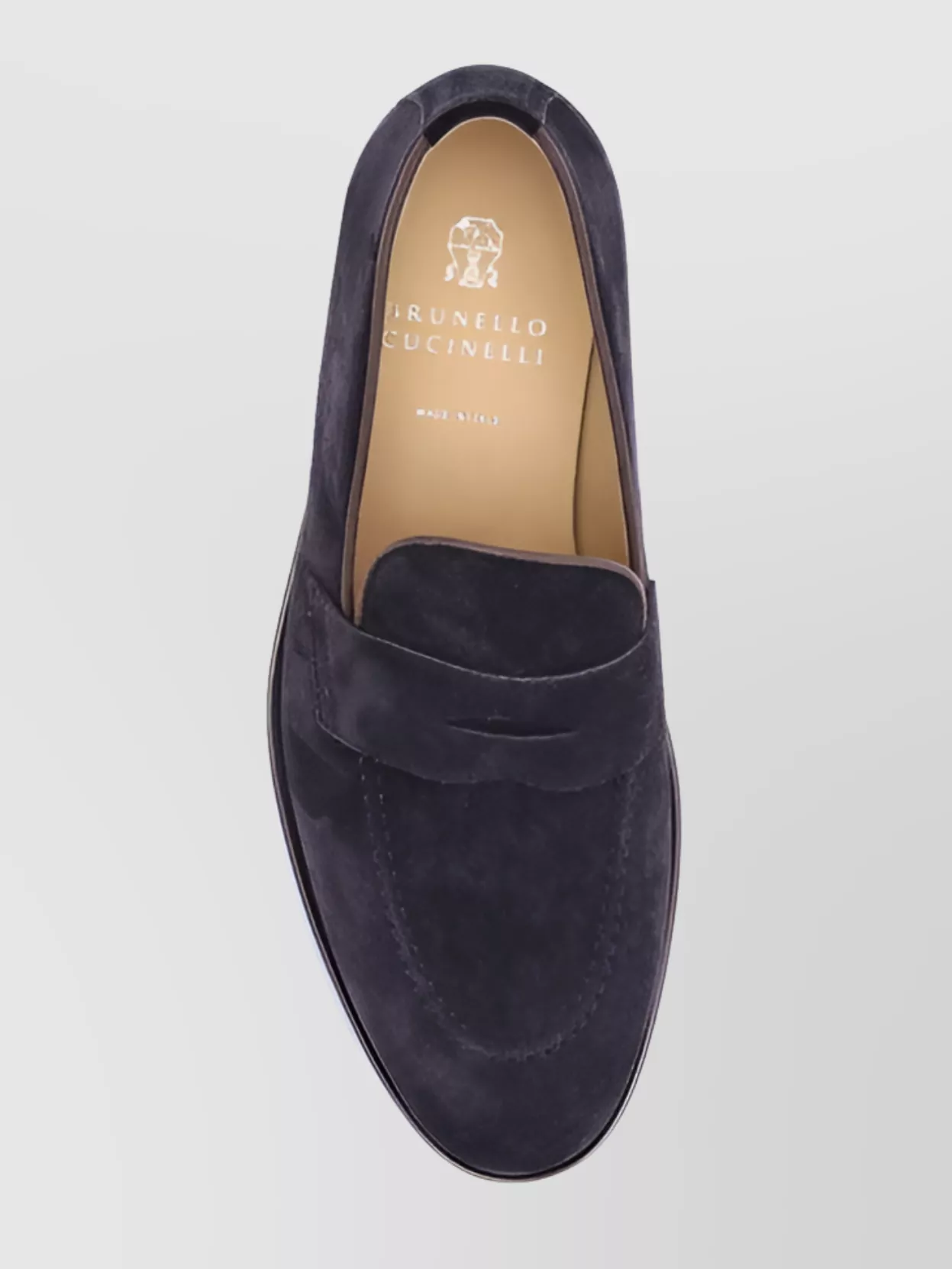 Brunello Cucinelli Loafers Suede Block Heel
