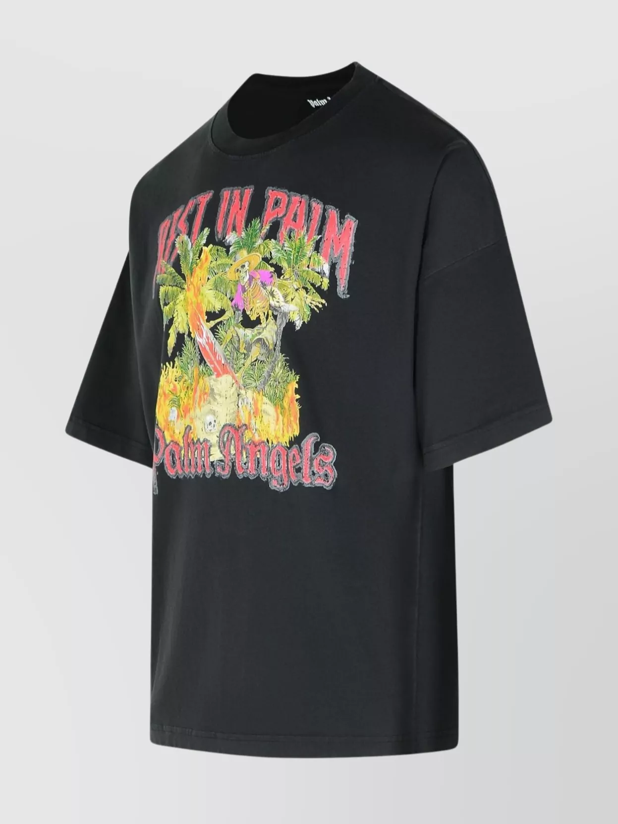 Palm Angels Rest And Relax Graphic Cotton T-Shirt