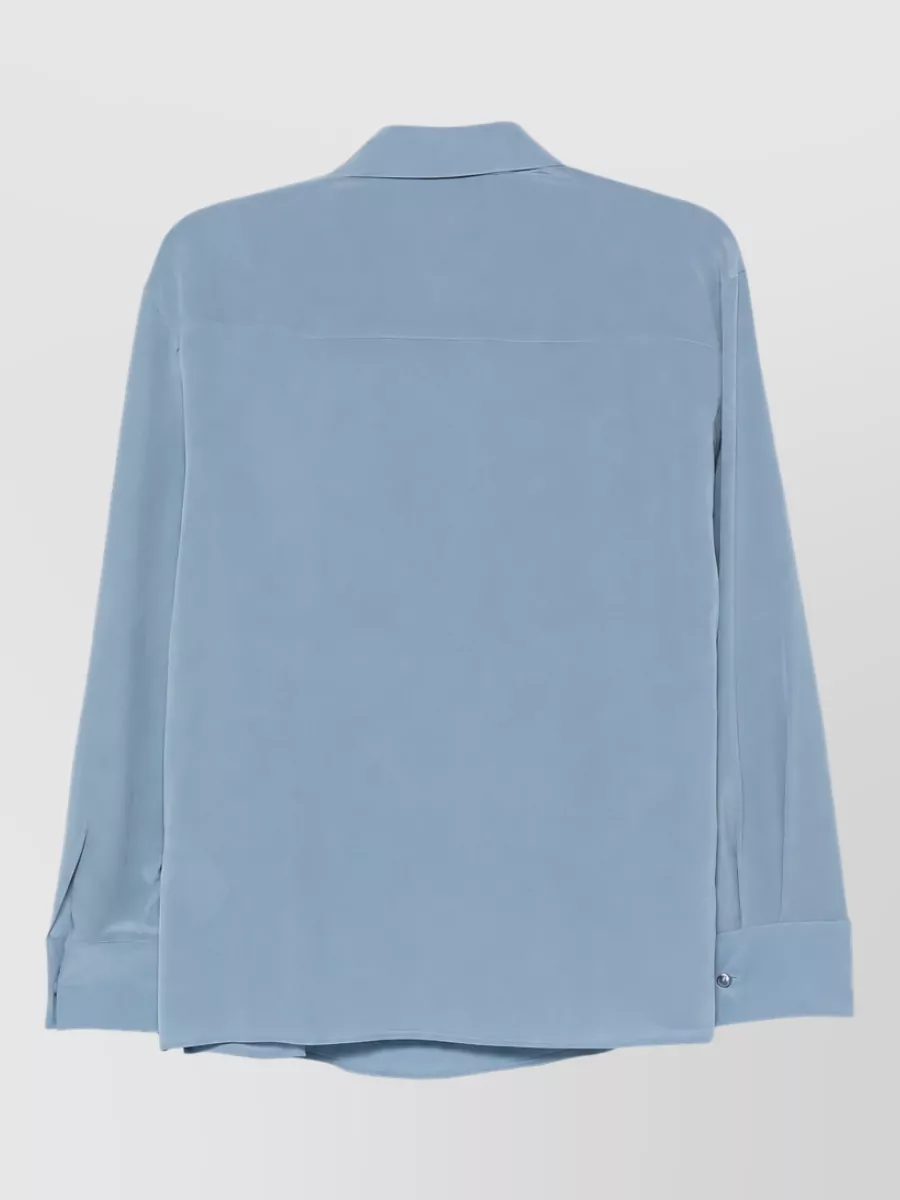 Emporio Armani Silk Long-Sleeve Shirt