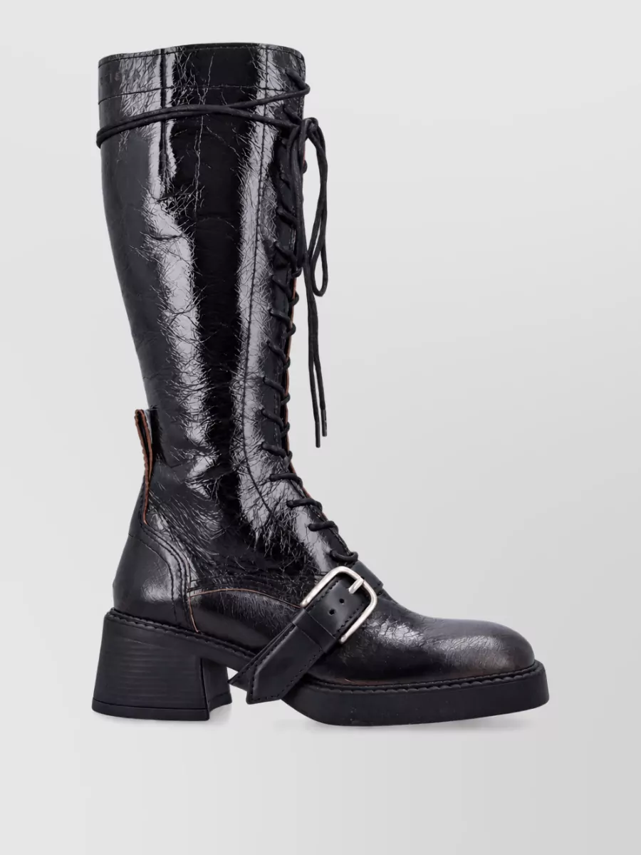 Miista Leather Tall Boots