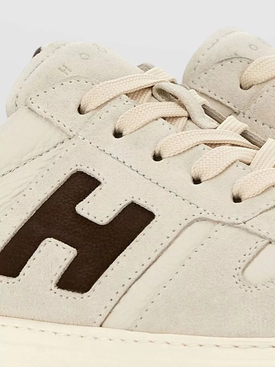 Hogan Leather Lace-Up Sneakers