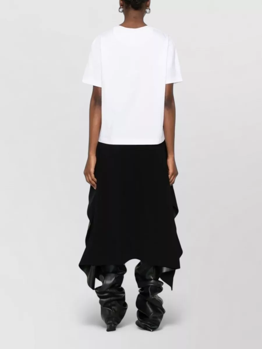 Alexander Mcqueen Cotton T Shirt Dalmatian Motif Graphic