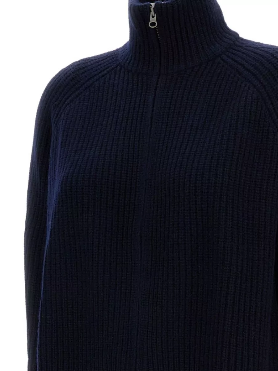 Lisa Yang Cashmere Ribbed Zip-Up Cardigan
