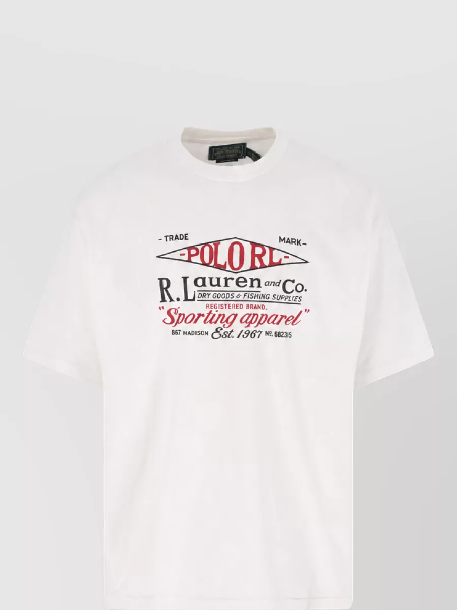 Polo Ralph Lauren Cotton Relaxed-Fit Printed T-Shirt