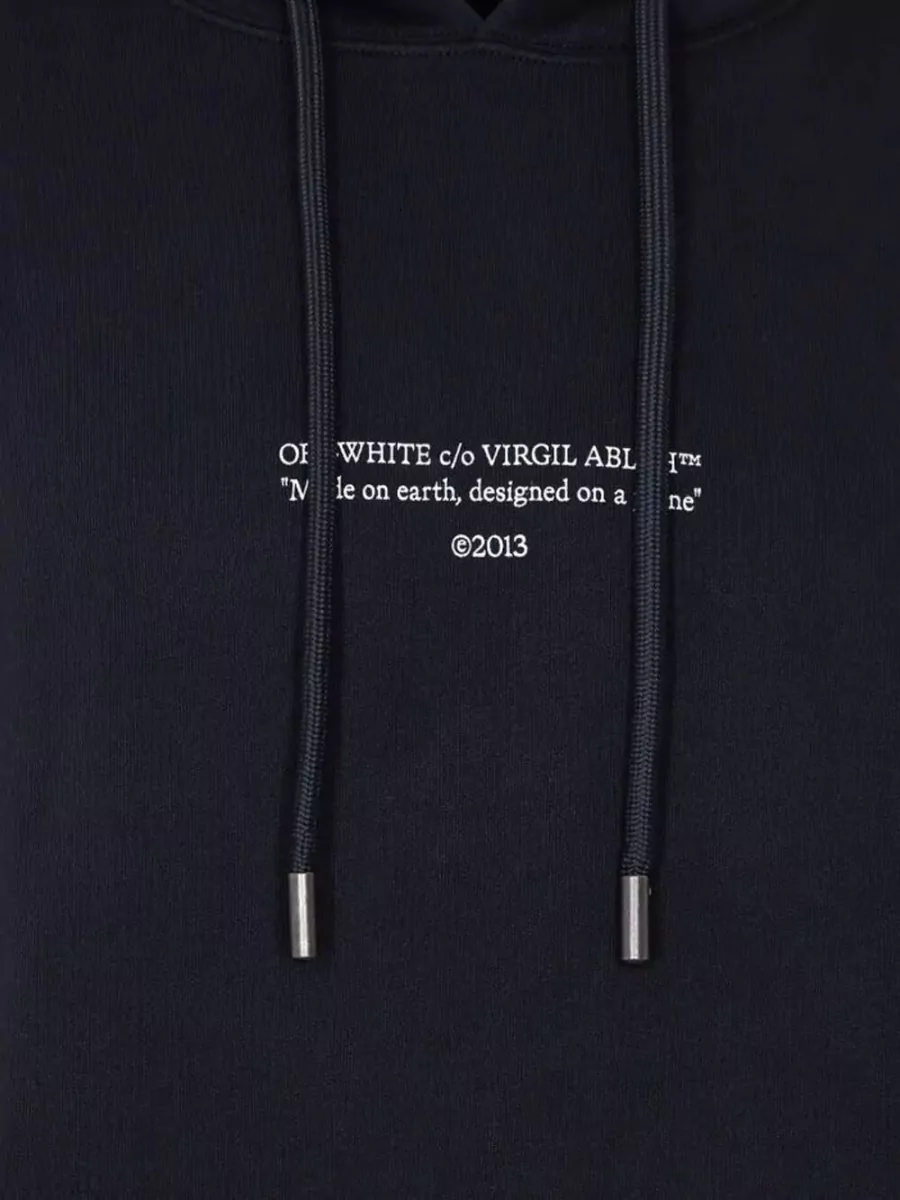 Off-White Cotton Hoodie