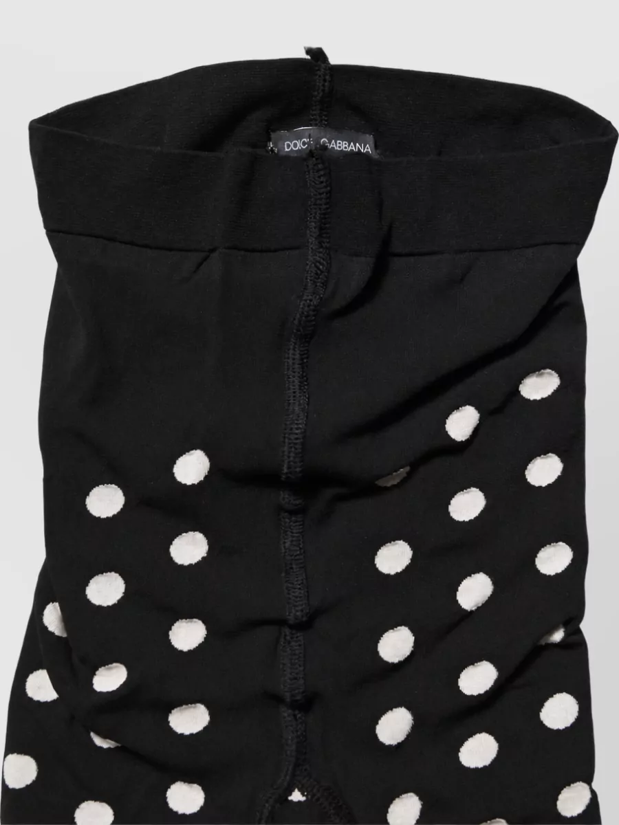 Dolce&Gabbana Polka Dot Fishnet Pantyhose