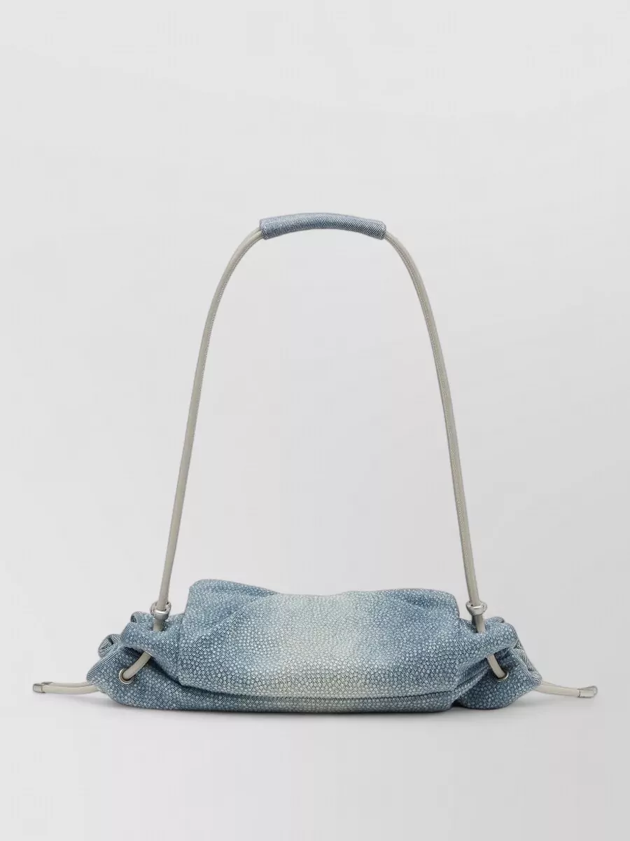 Diesel scrunch-d small denim shoulder bag