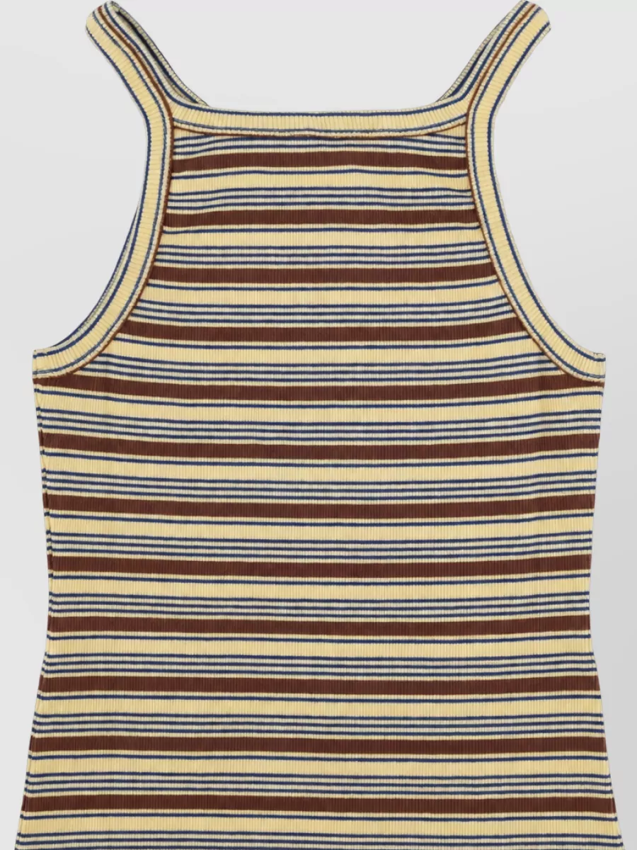 Fendi Embroidered Logo Top