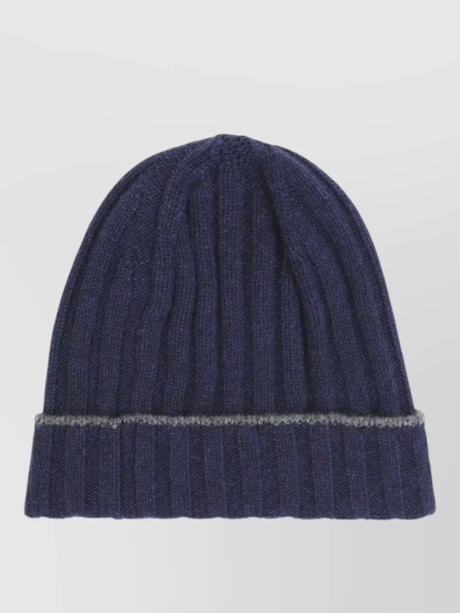 Brunello Cucinelli ribbed cashmere beanie