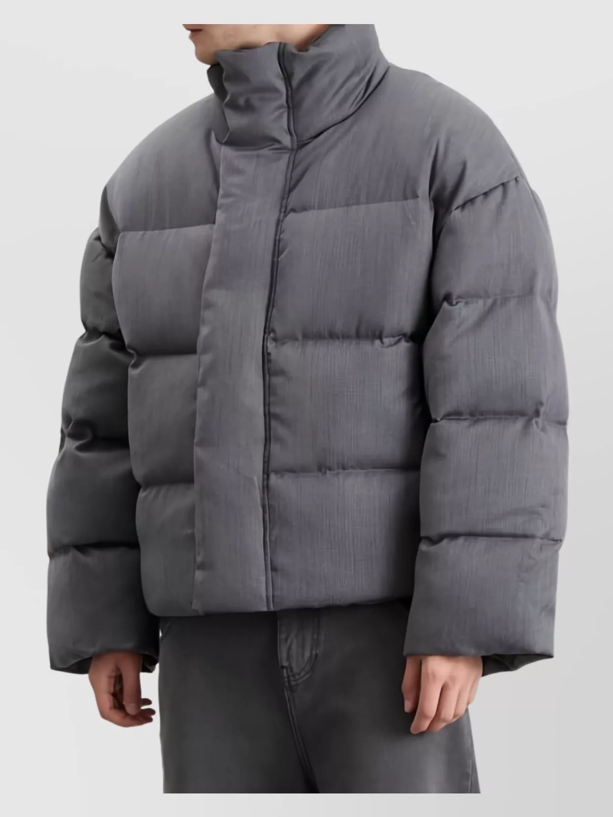 Entire Studios Padded Funnel Neck Long Sleeve Jacket