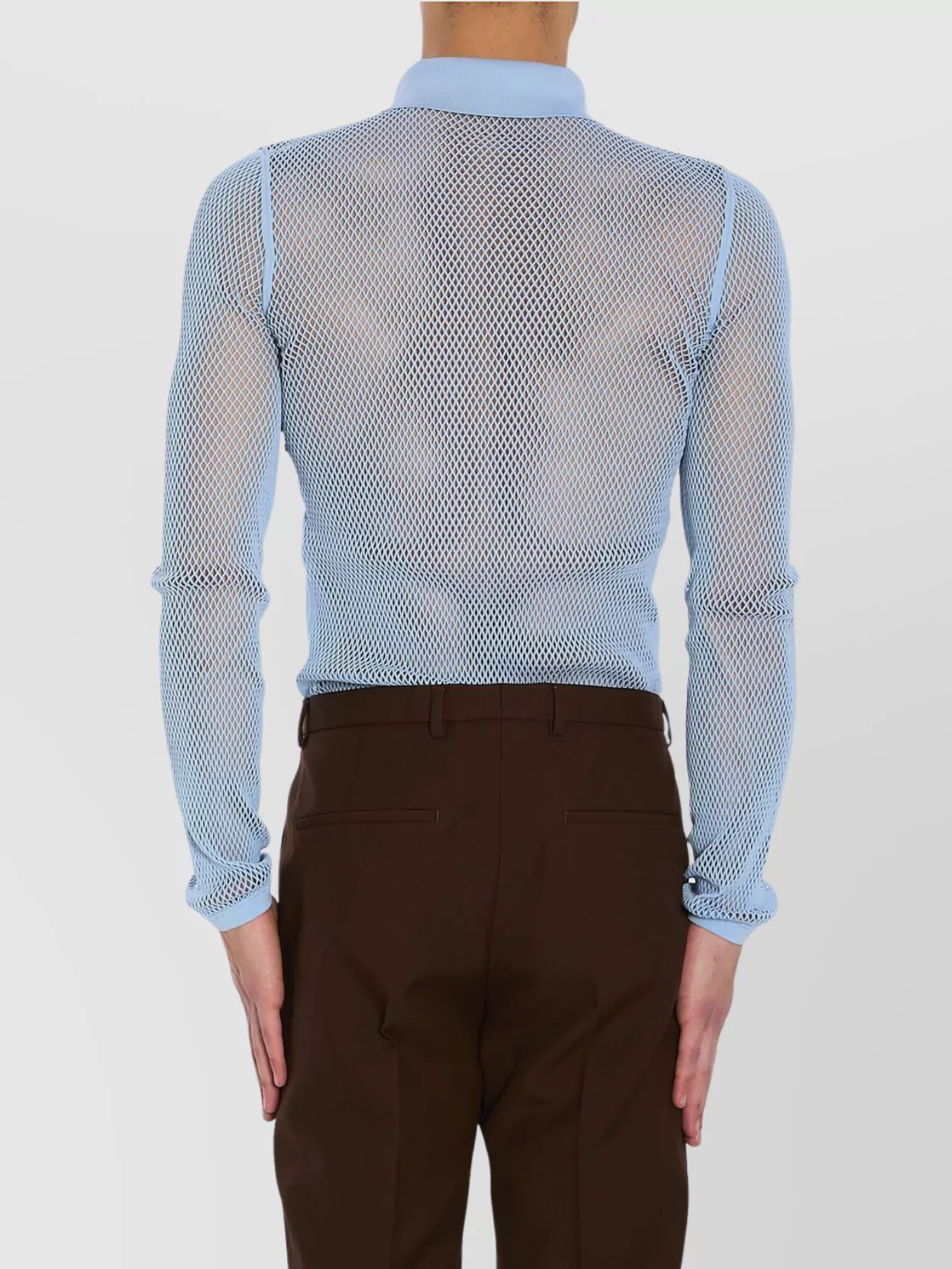 Gucci Mesh Technical Polo Shirt