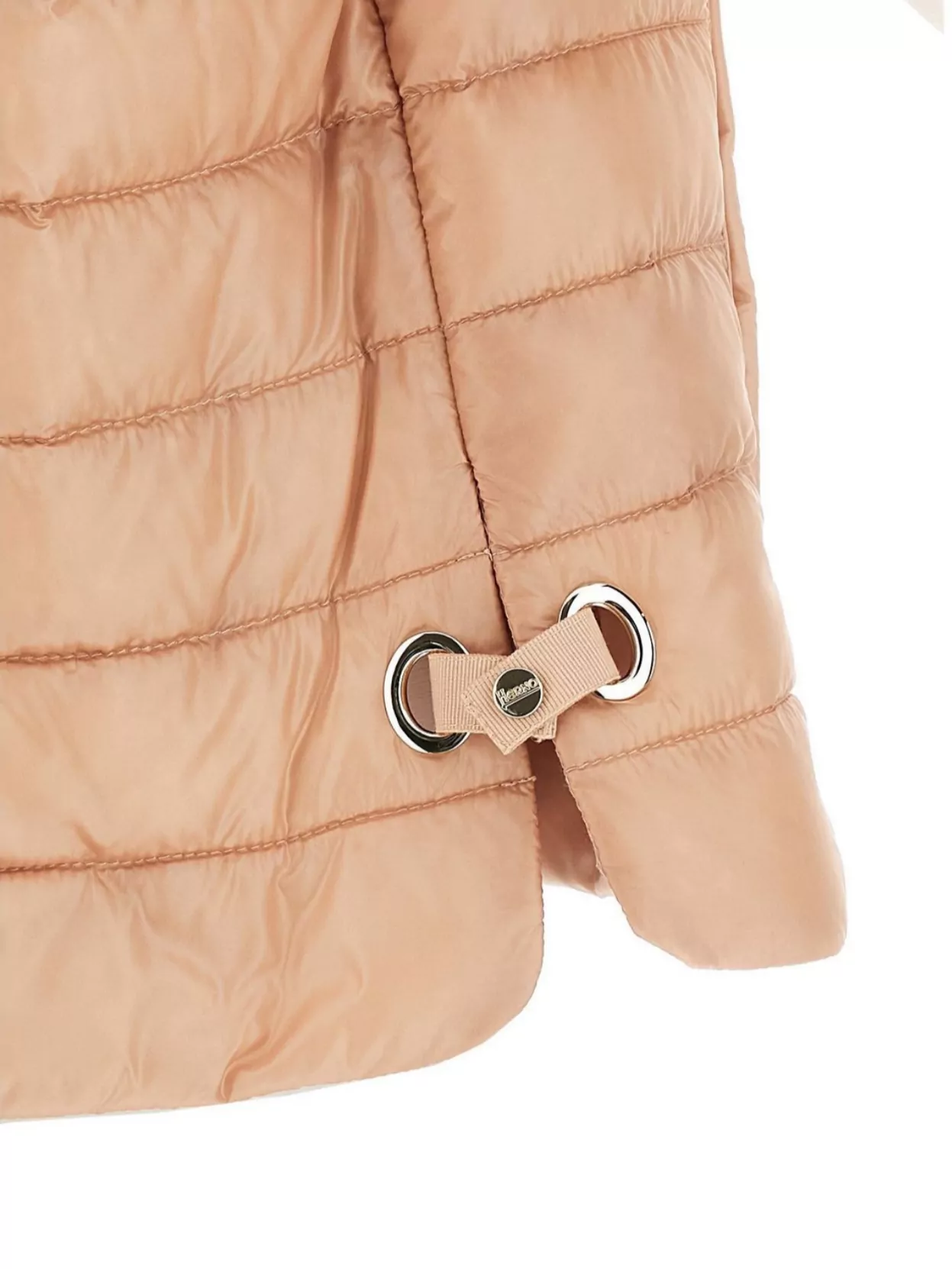 Herno Short Sleeves Quilted Jacket Hood Detail