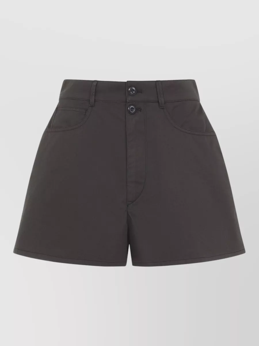 Lemaire cotton relaxed-fit straight-leg shorts
