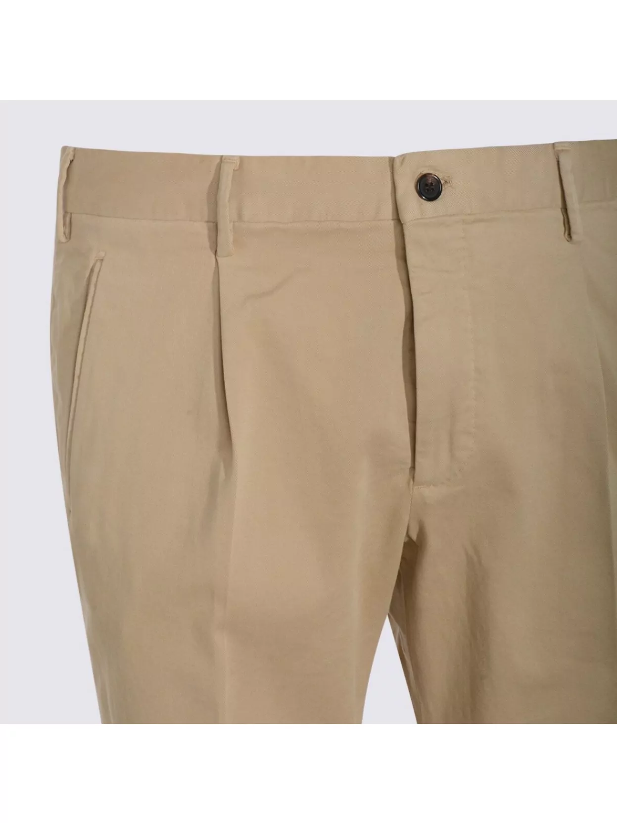 Incotex Relaxed Trousers With Pleated Front And Pockets