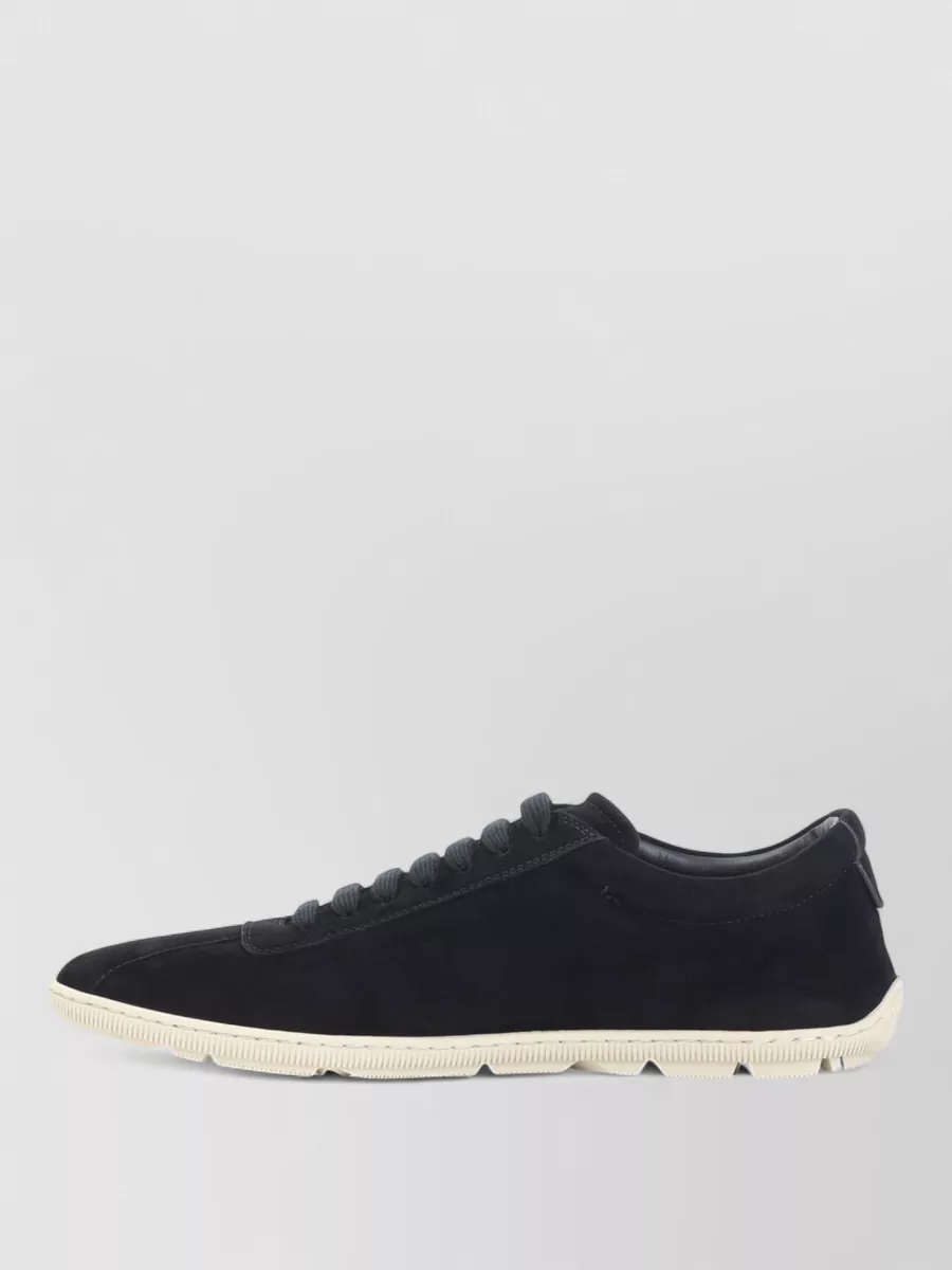 Giorgio Armani Leather Low-Top Sneakers