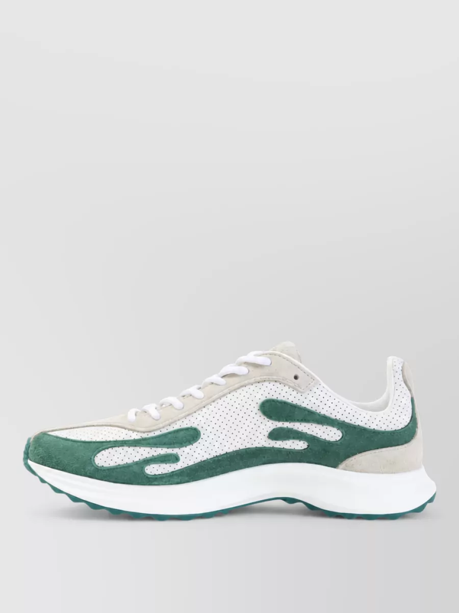 Casablanca Textile Low-Top Sneakers