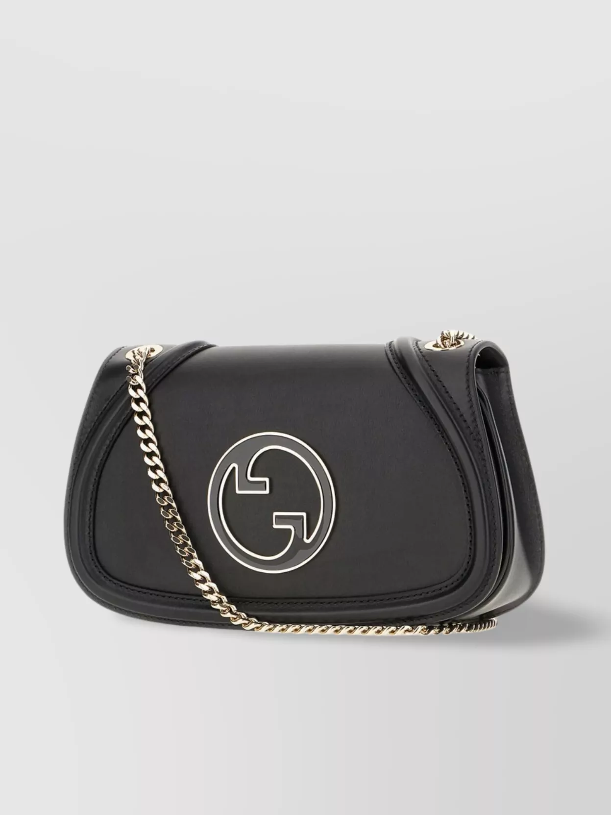 Gucci Small Curved Silhouette Shoulder Bag With Chain Strap