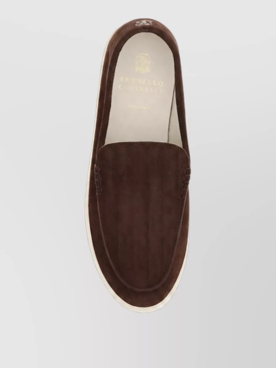 Brunello Cucinelli Leather Loafers