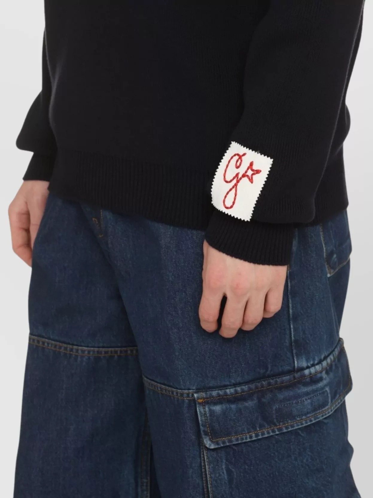 Golden Goose Davis Cotton Crew-Neck Sweater