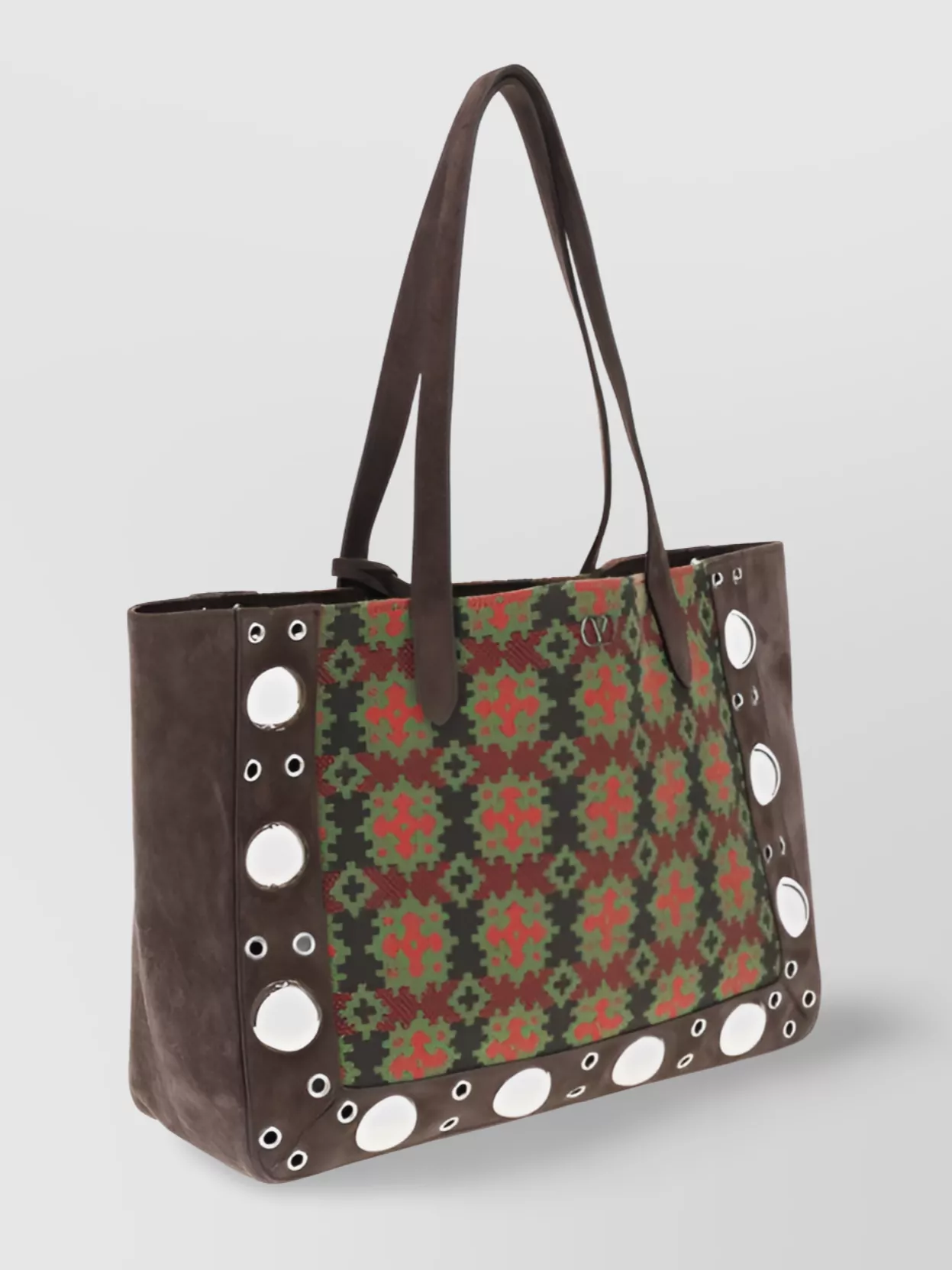 Valentino Garavani Nellcote Tote Bag Embroidered Studs