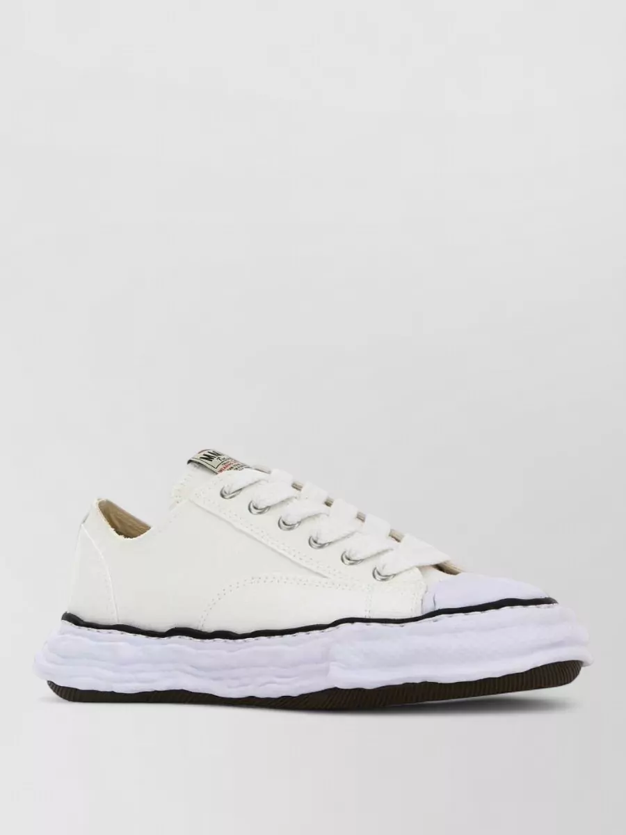 Maison Mihara Yasuhiro canvas low-top sneakers