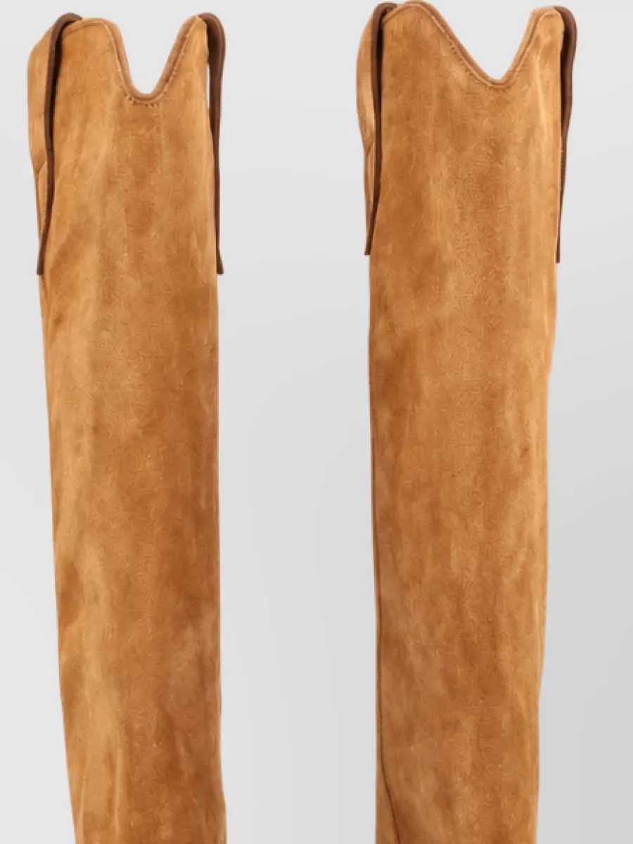 Isabel Marant suede leather knee-high boots
