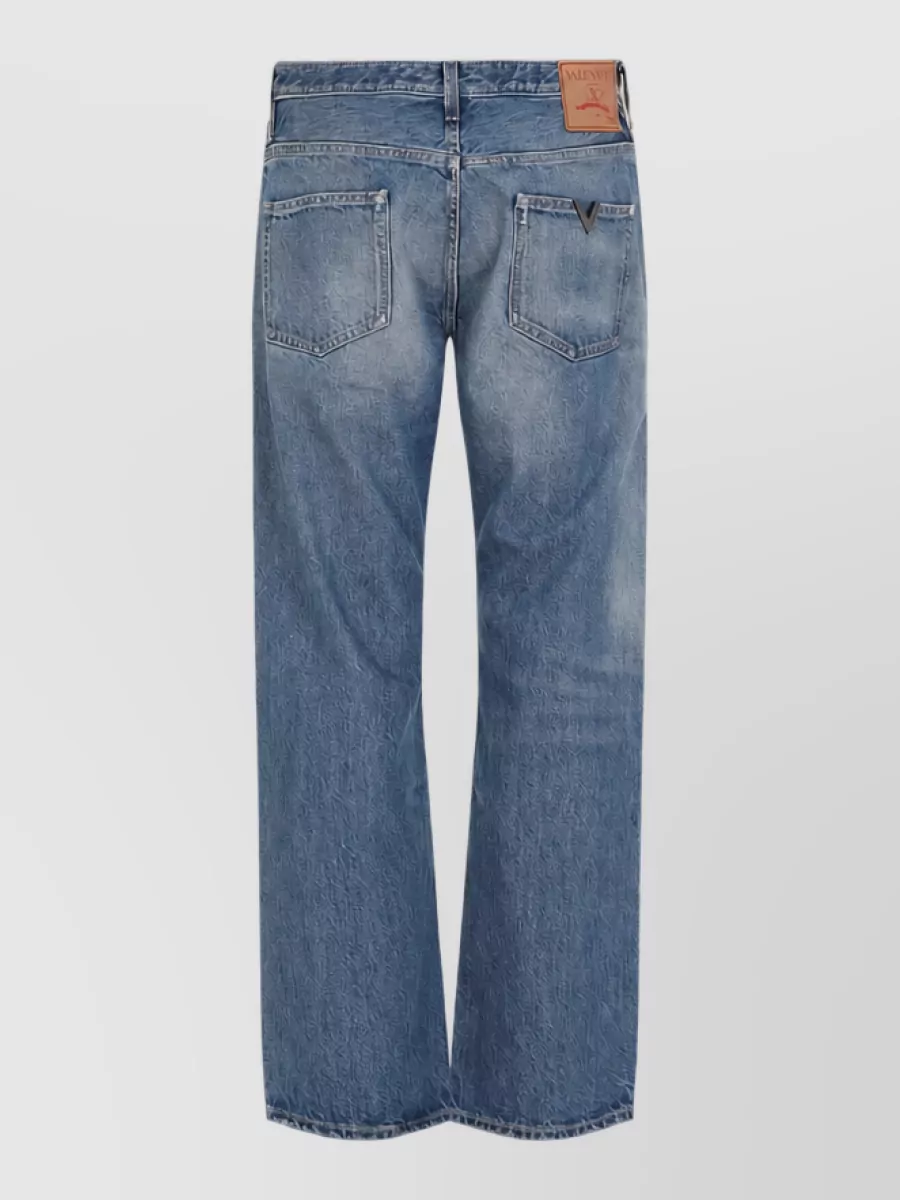 Valentino Denim Straight-Leg Jeans