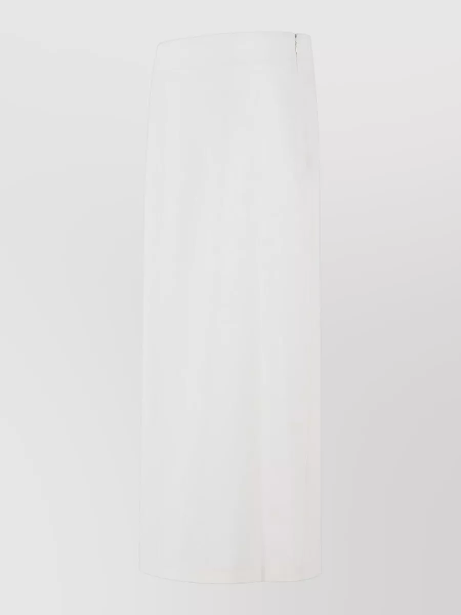 Loulou Studio Samos Long High Waist Virgin Wool Skirt