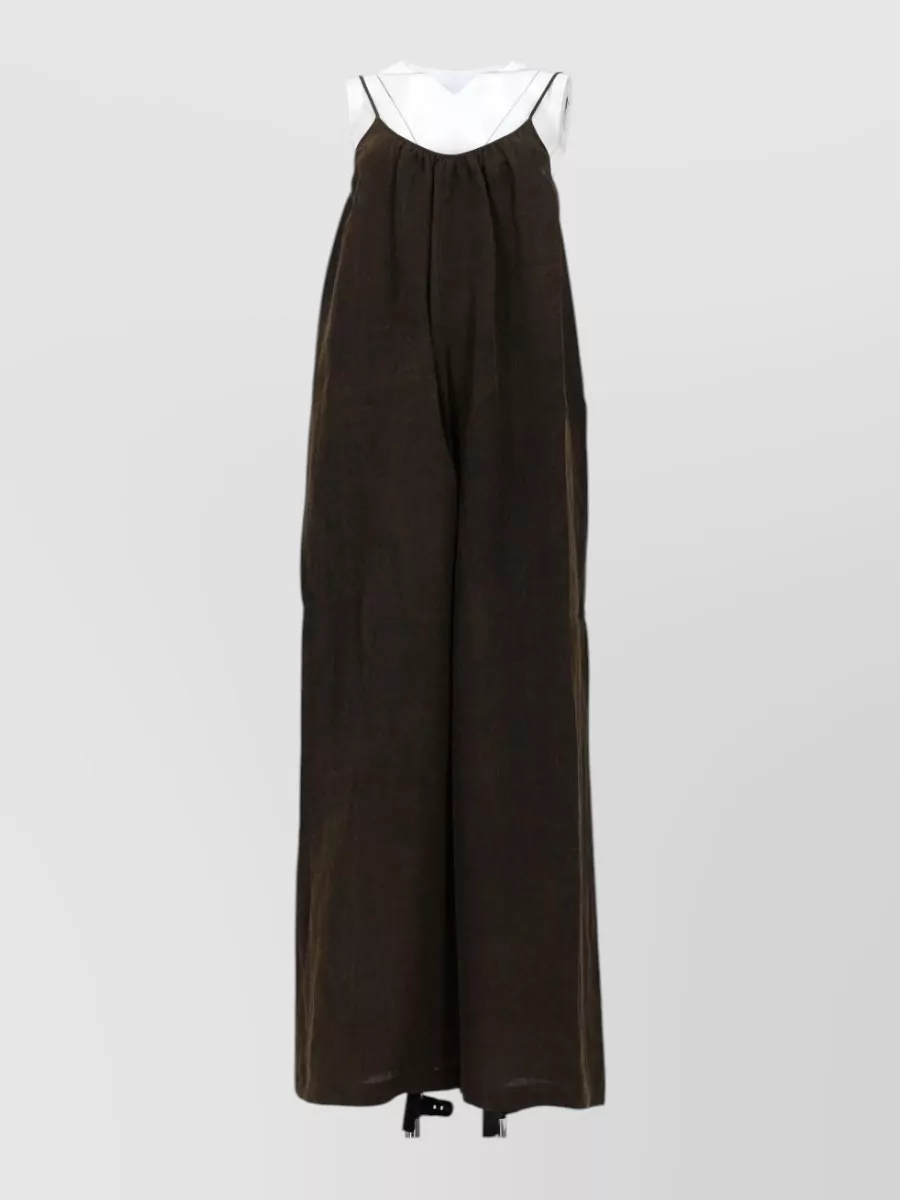 Uma Wang linen viscose jumpsuit