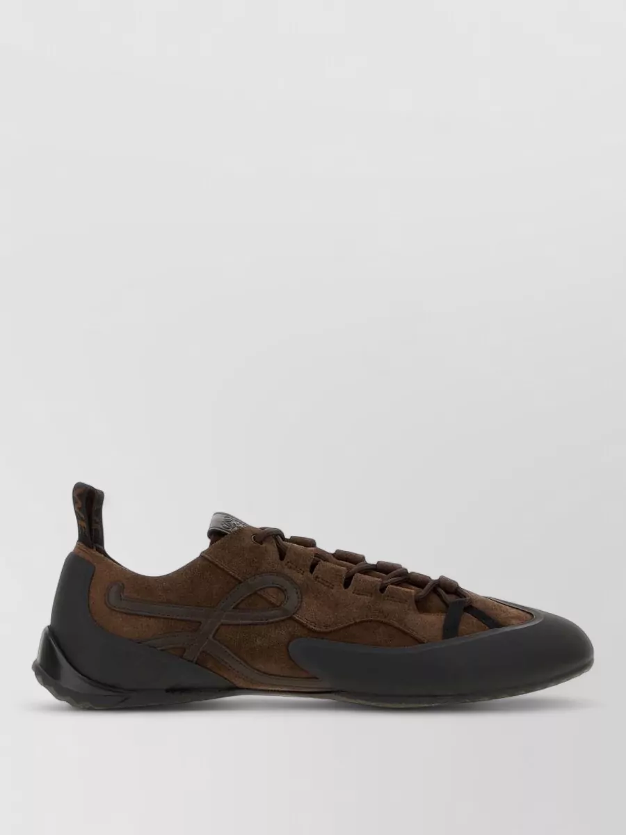 Loewe Suede Low-Top Sneakers