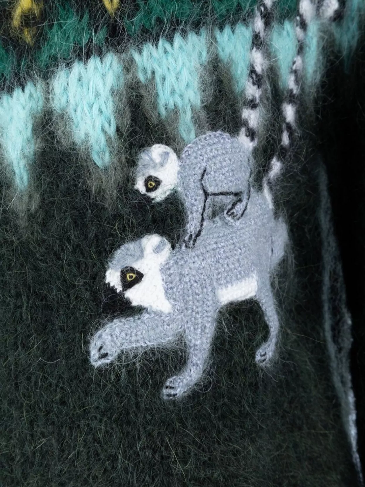 Loewe Knitwear With Animal Motif Crew Neck