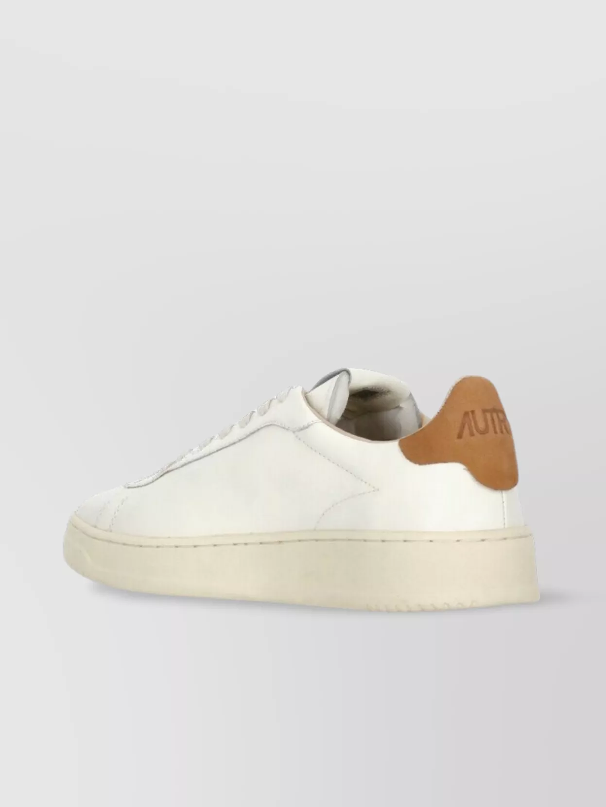 Autry Low Top Leather Sneakers With Raised Sole