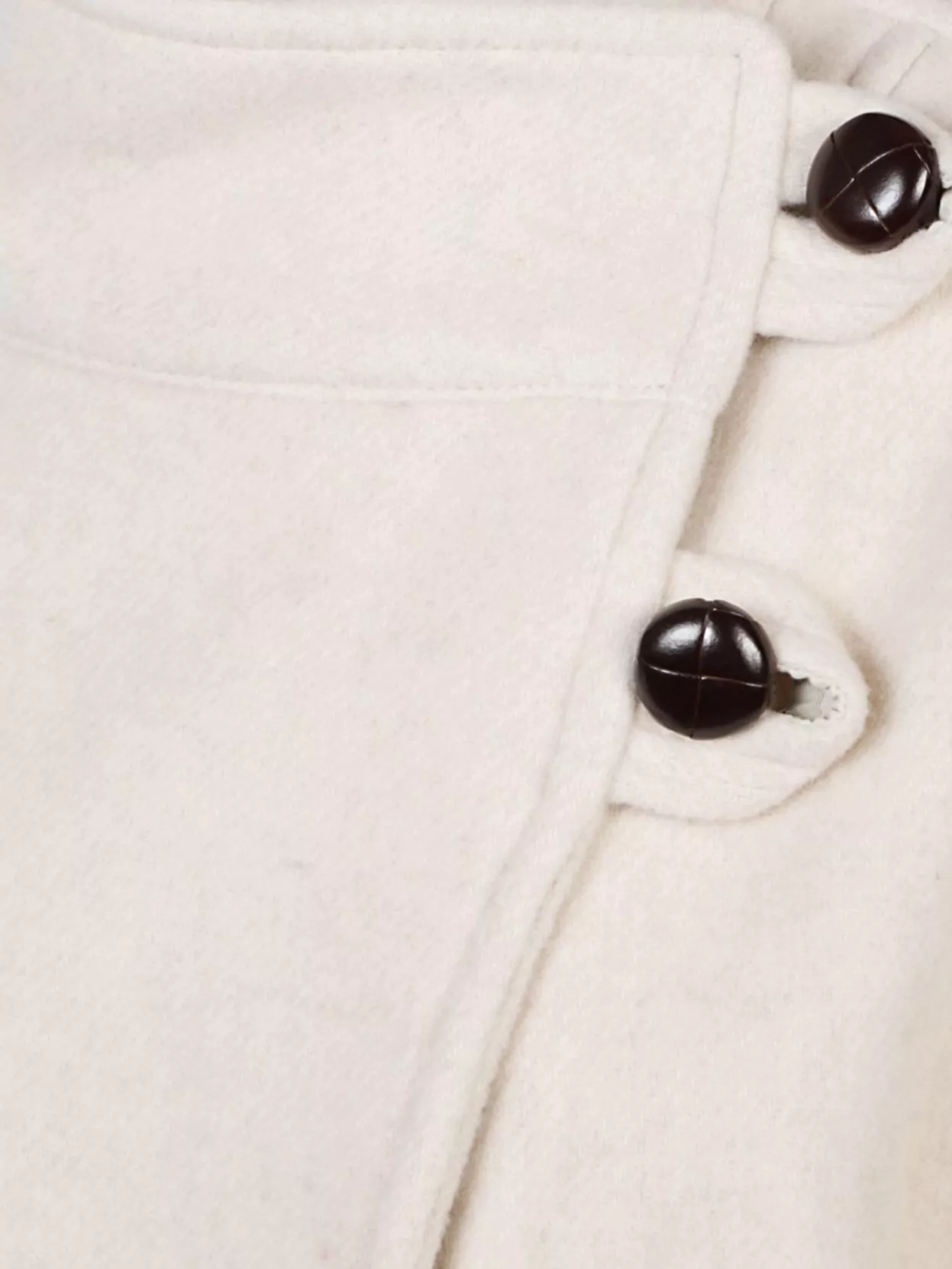 Isabel Marant Short Wool Coat High Collar