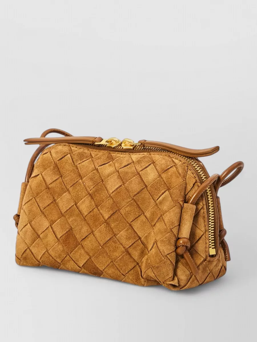 Bottega Veneta Intrecciato Leather Shoulder Pouch Bag