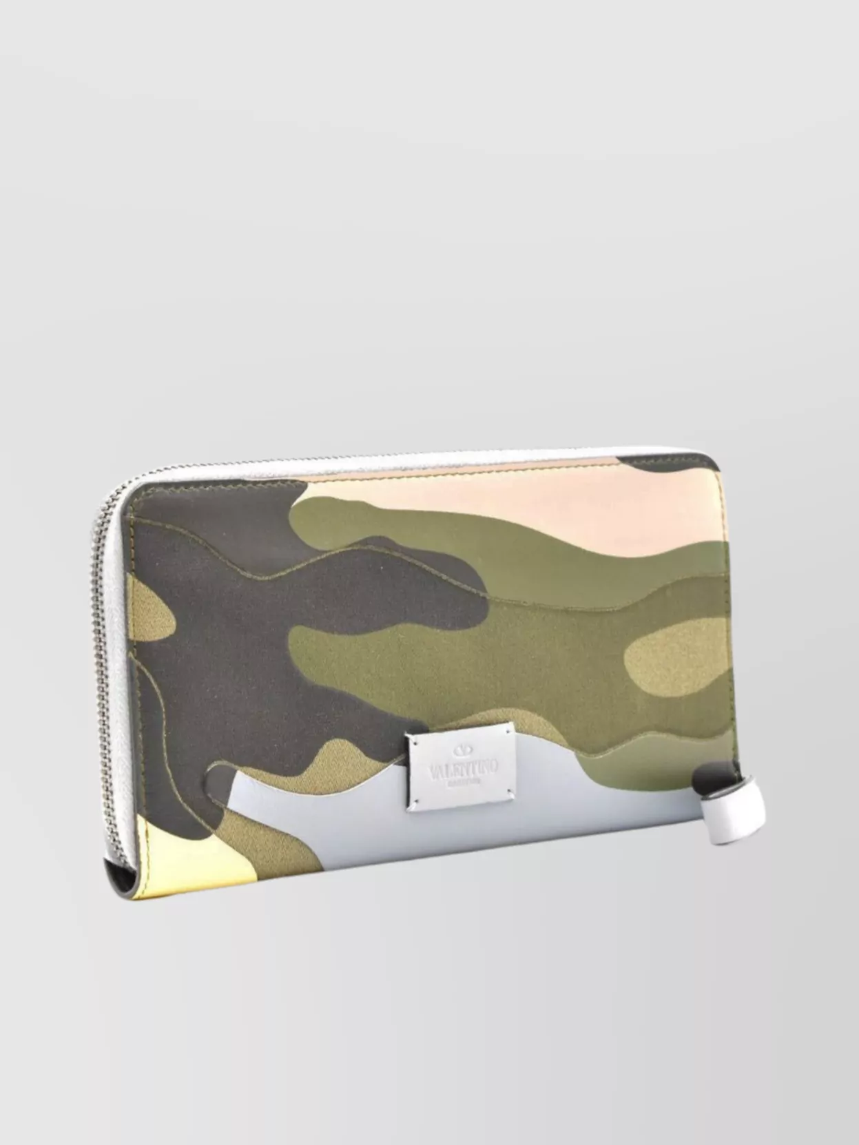 Valentino Garavani Camouflage Pattern Rectangular Shape Wallets
