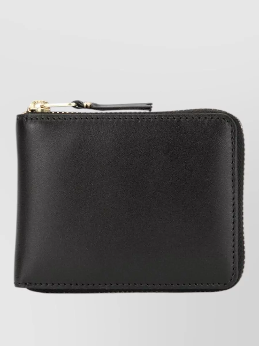 Comme Des Garçons Calfskin Zip Wallet
