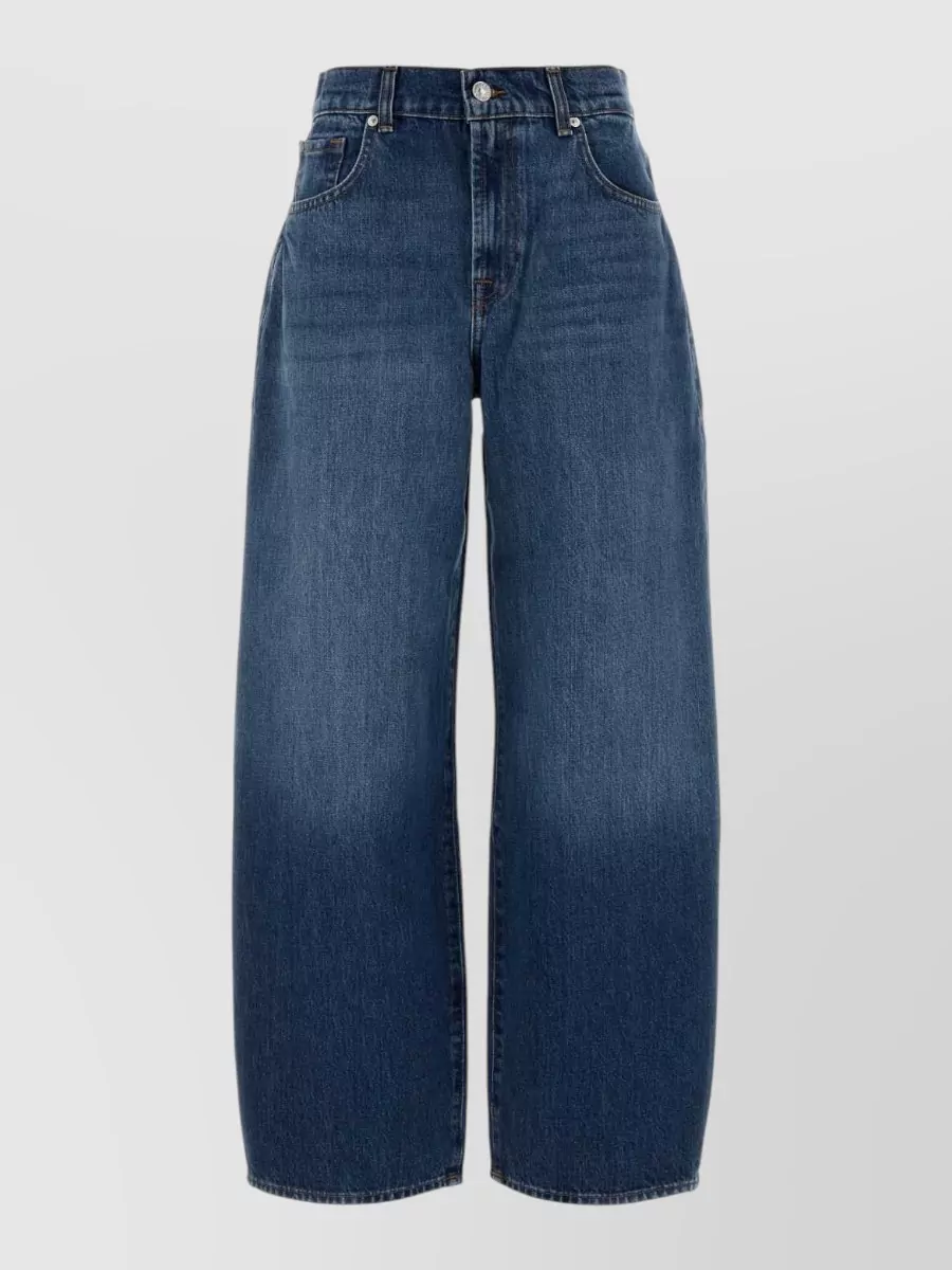 7 For All Mankind denim straight-leg jeans
