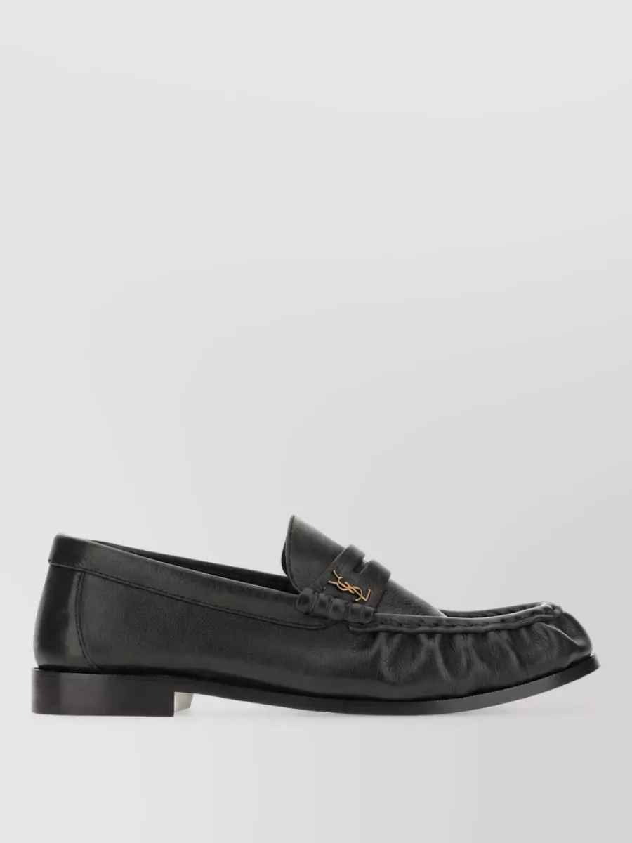 Saint Laurent Leather Loafers