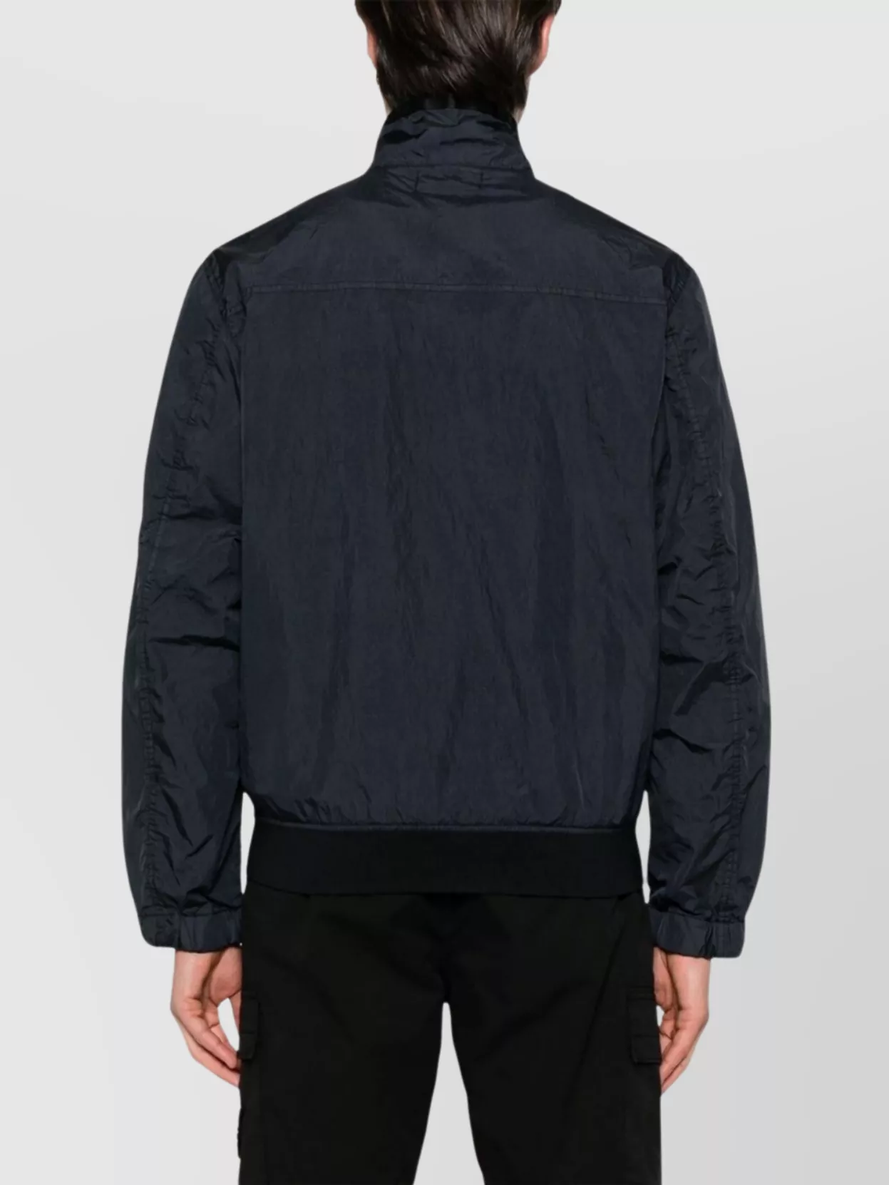 Stone Island Bomber Style Down Jackets With High Neck
