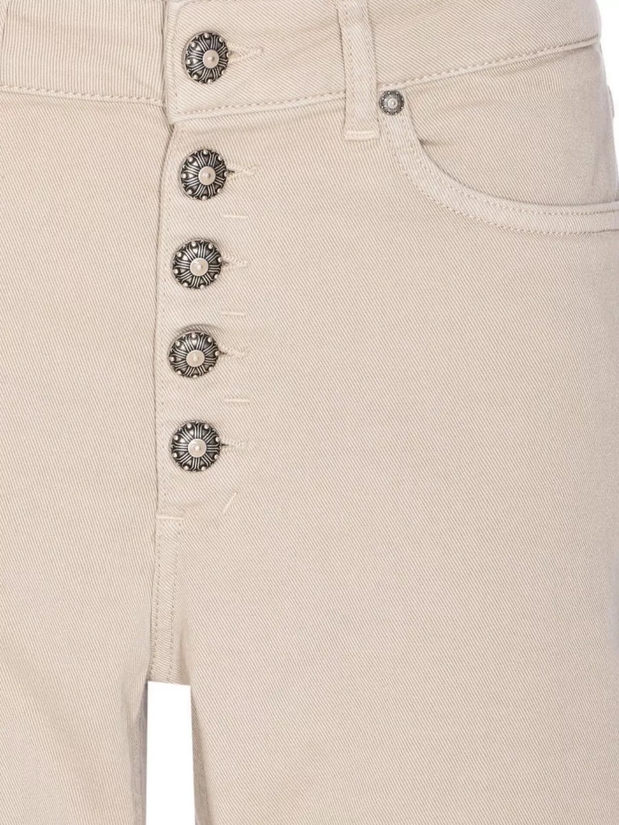 DONDUP TROUSERS FEATURING BOTTOM CUFFS AND 5 POCKETS