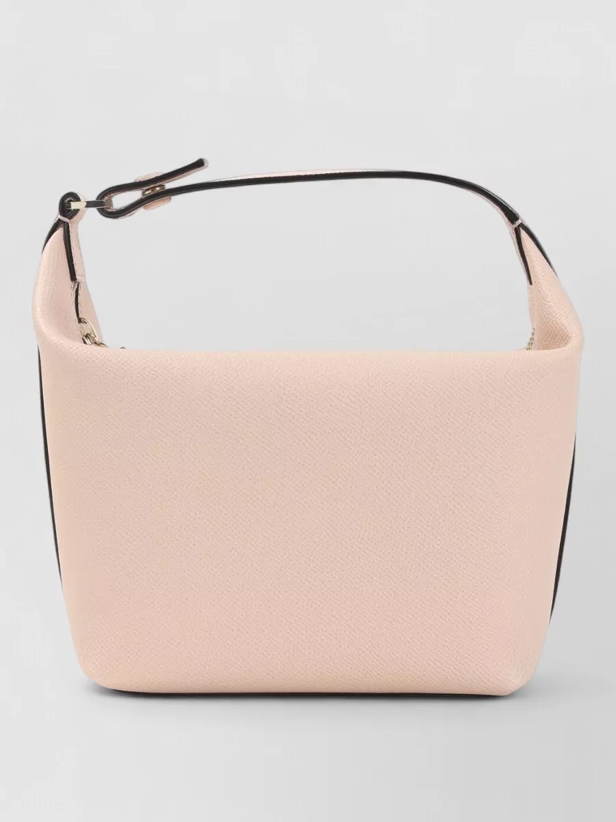 Valextra calf leather shoulder bag