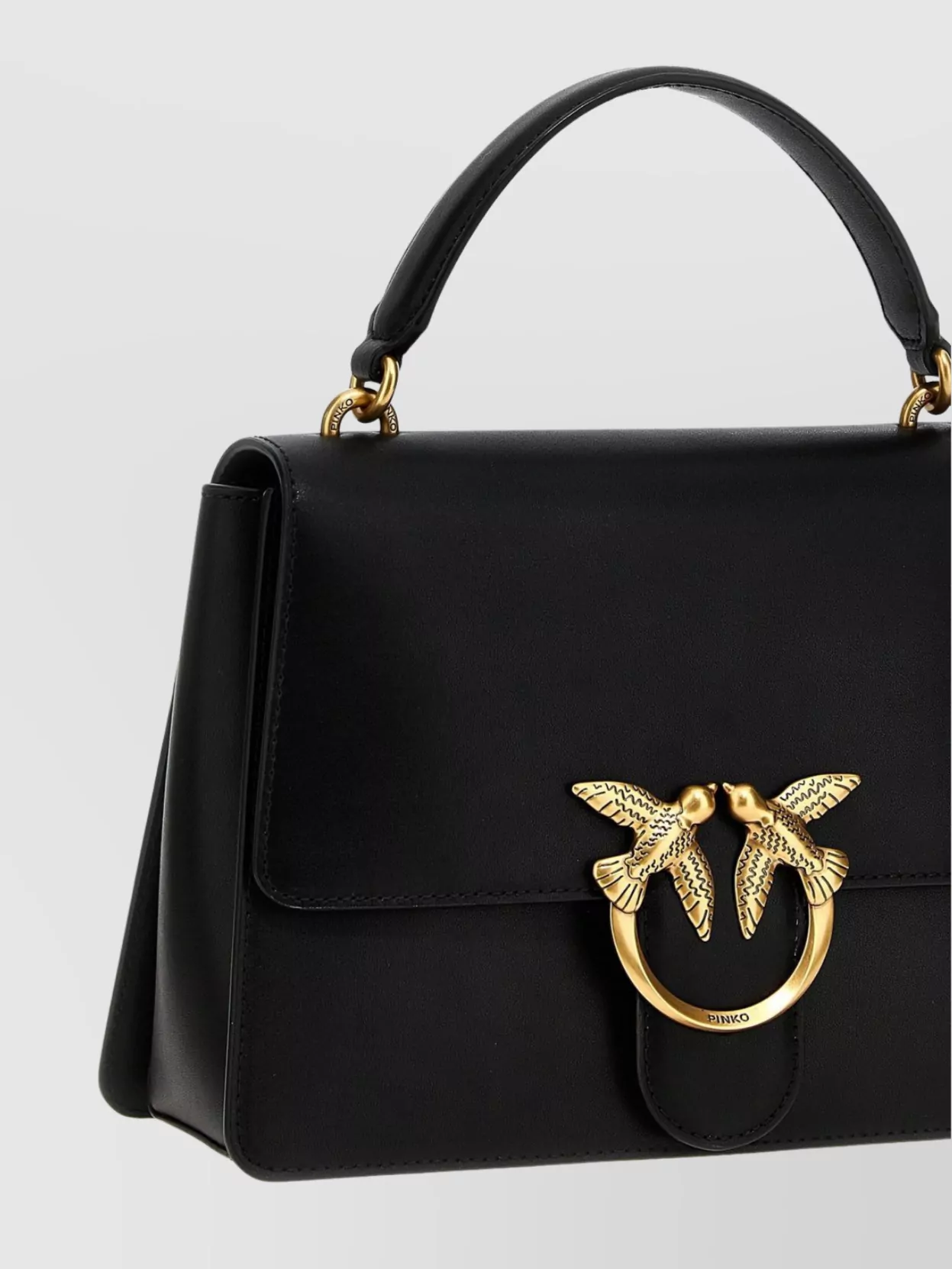 Pinko Love Bag One Goat Leather Crossbody Bag