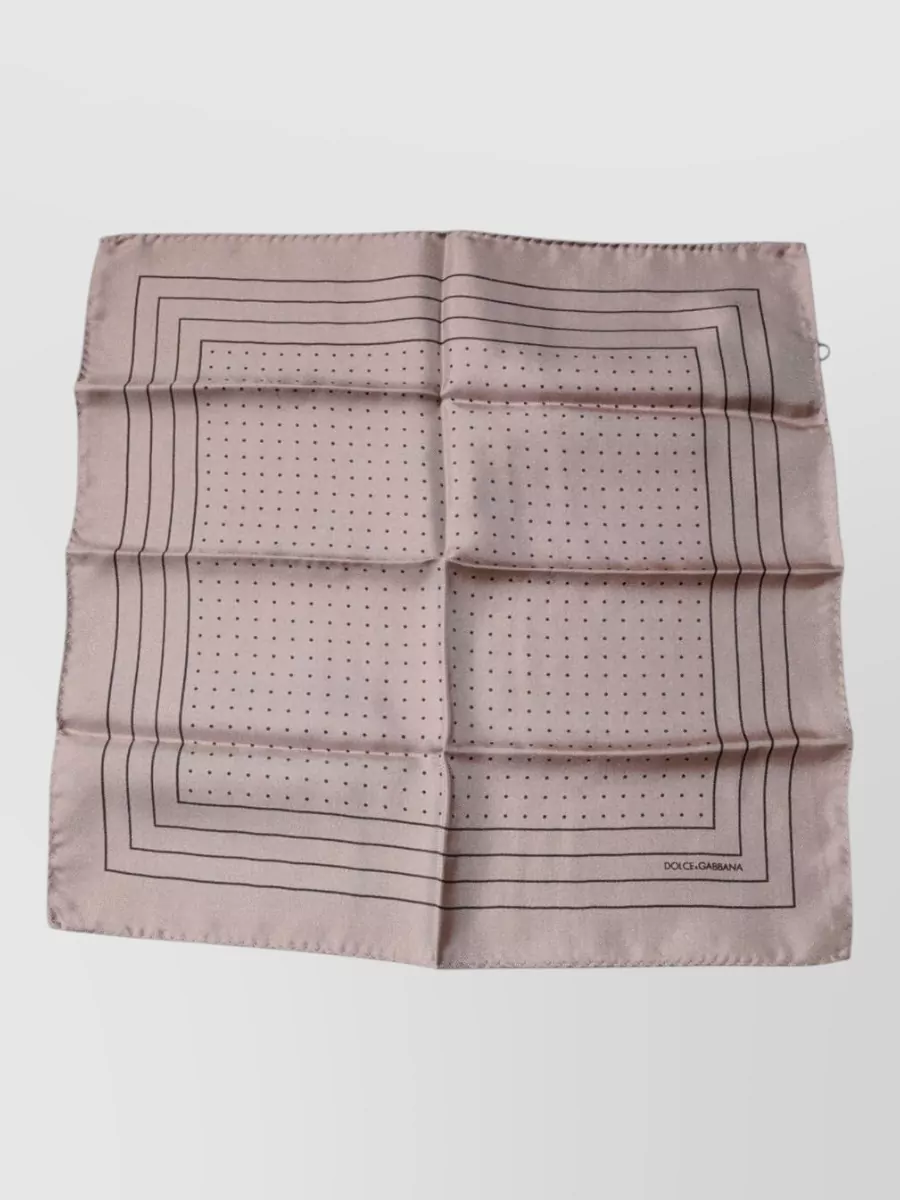Dolce&Gabbana silk polka-dot pocket square