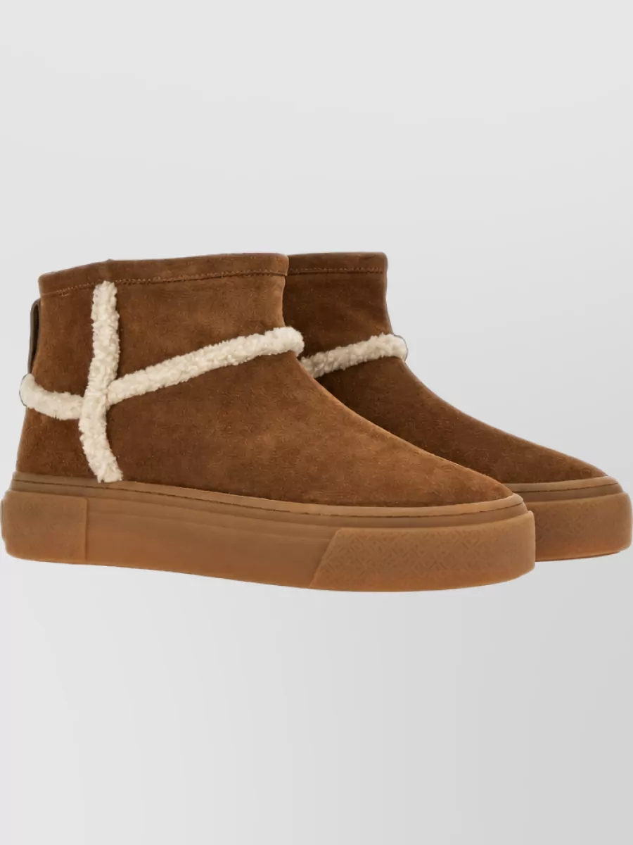 Hogan Suede Ankle Boots