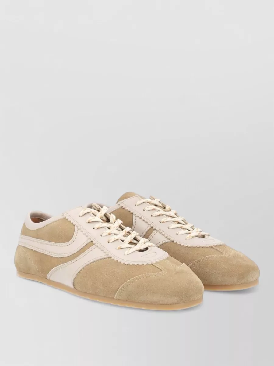 Dries Van Noten Suede Low-Top Sneakers