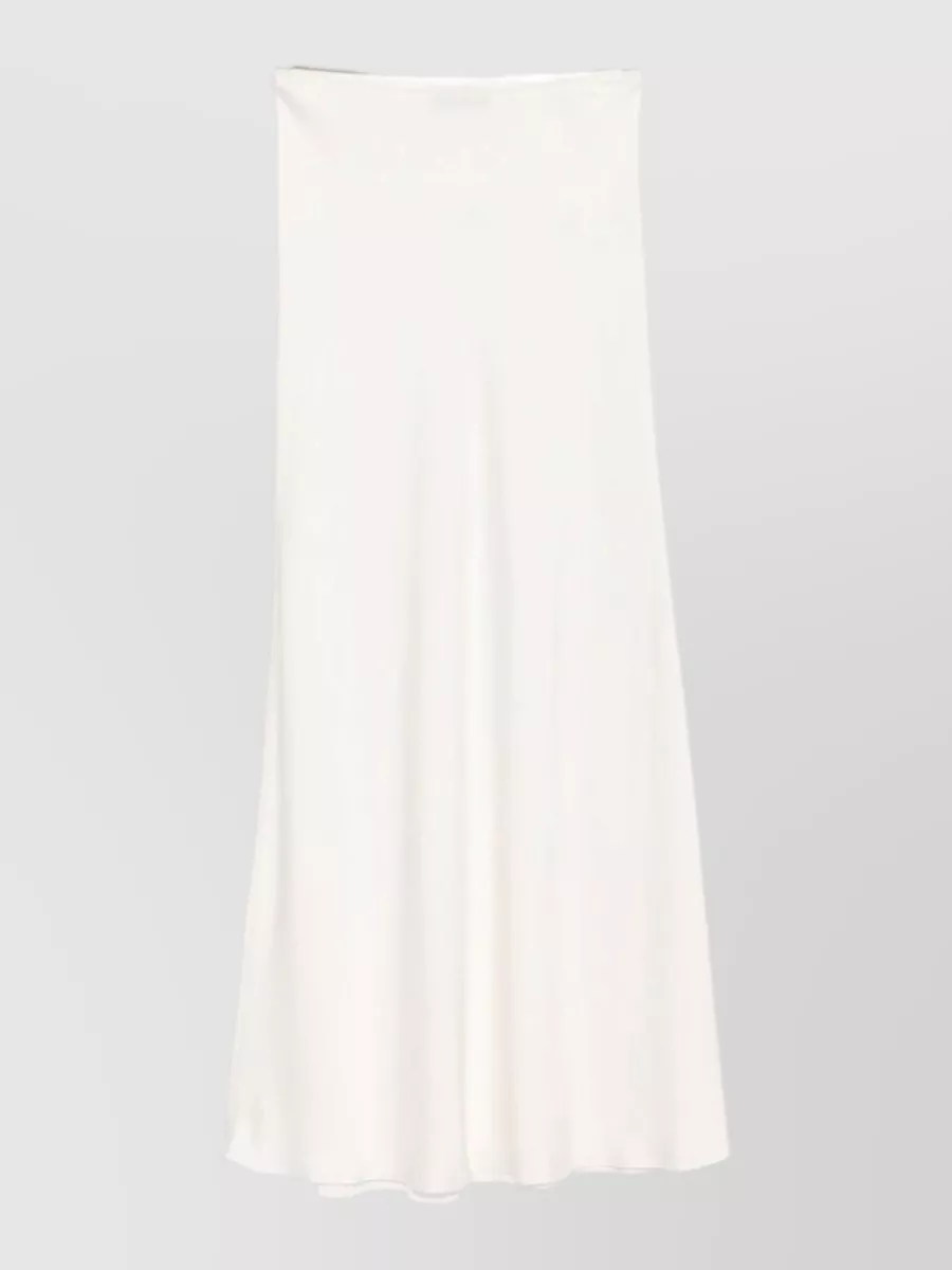 Fabiana Filippi Satin Maxi Skirt