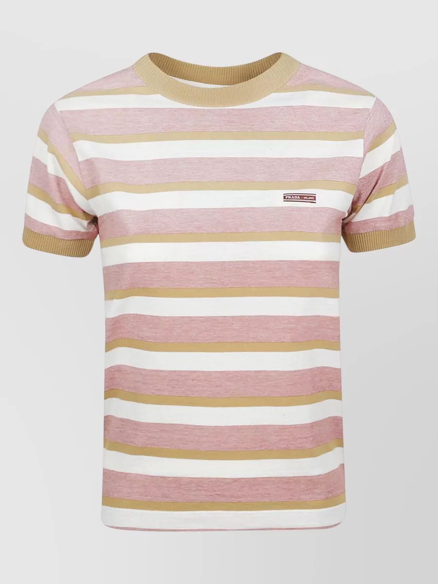 Prada Striped jersey t-shirt