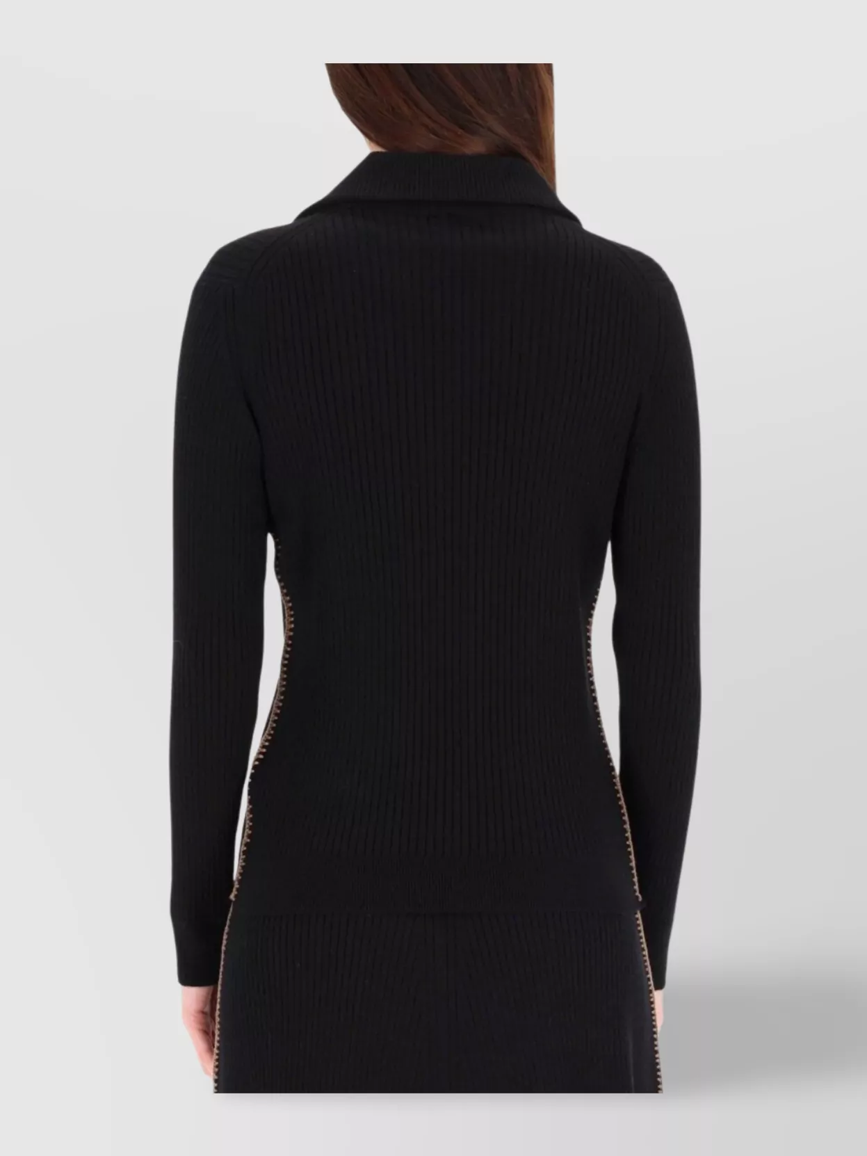 Paul Smith Midi Knitwear With Side Zipper And V Neck